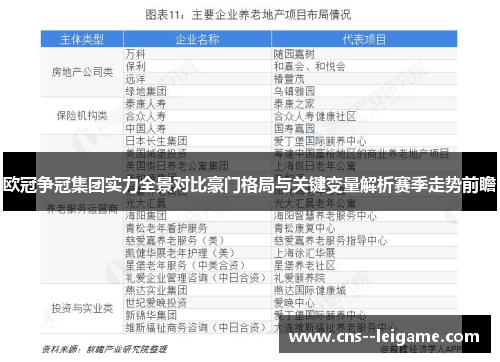 欧冠争冠集团实力全景对比豪门格局与关键变量解析赛季走势前瞻